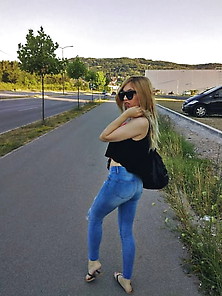 Serbian Fit Girl With Strong Legs-Zategnuta Nogata Picka