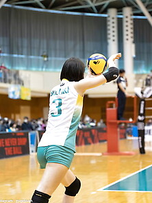 Japanese Athlete Volleyball Gunma Bank Suzuki