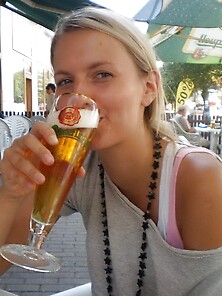 Amateur Blonde At Vacation
