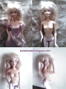 Barbie En Vestido Morado