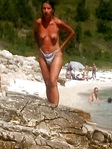 Greek Voyeur At A Beach In Greece 20