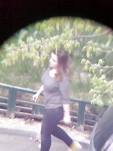 Spy Binocular Bust Woman Romanian