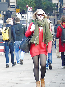 British Lady In Red
