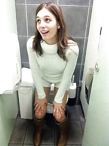 Girls On The Toilet