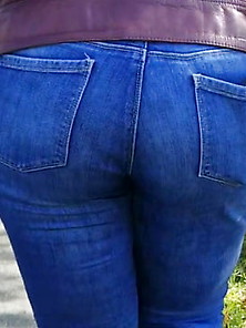 Candid Big Ass In Tight Jeans