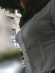 Ass,  Boobs,  Feet,  Hijab,  And High Heel In Arab Street Part3