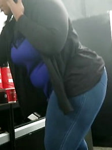 Bbw Ebony Huge Ass Tight Jeans