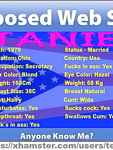 Janie Exposed Web Slut From Usa