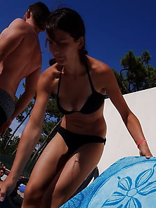 In A Bikini At The Pool