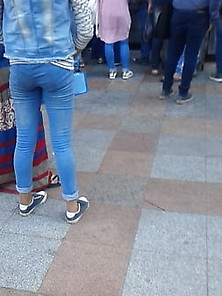 Arab Egyptian Hijab Sluts Sexy Ass In Tight Jeans 477