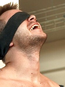 Horny Lad Blindfold Ropes