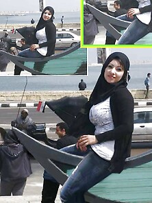 Chisel In Arab Hijabi Grl Hijab Tudung Turkish Jilbab Mallu