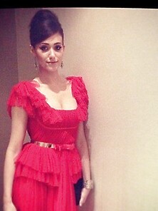 Emmy Rossum Looking Red Hot In Mexico City
