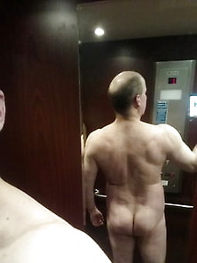 Me,  Nude In Elevator