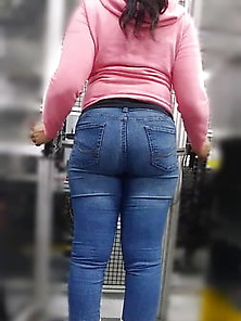 Candid Tight Booty Jeans