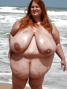 Nude Ssbbw At Beach
