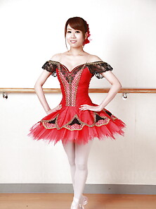 Joyful Japanese Ballerina Prefers To Dance With Her Perky Tits E