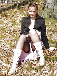 Stockings Upskirt In The Park