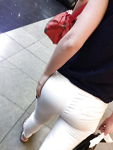 Sexy Ass In White Jeans