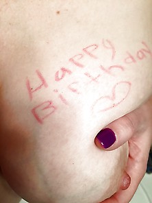 Sheila's Huge Tits As A Birthday Tease