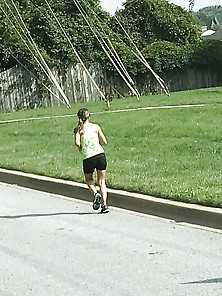 Neighbor Out Jogging
