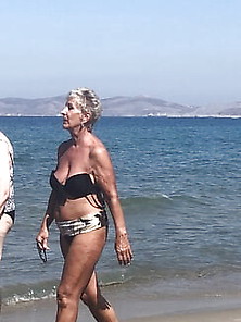 Sexy Gilf At The Beach
