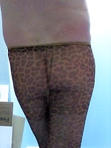 Leopard Patterened Pantyhose