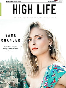 Sophie Turner High Life In-Flight Mag