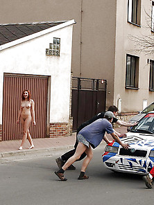 Nude On Street 2