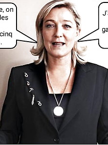 Marine Le Pen Captions