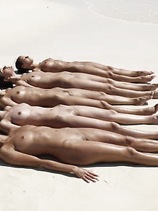 Hot White Teens Nude On Beach