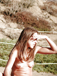 Lovely Naked Teen Girls At The Beach 8