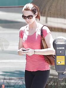 Emily Blunt In Pantyhose At A Gym In Beverly Hillsemily Blunt