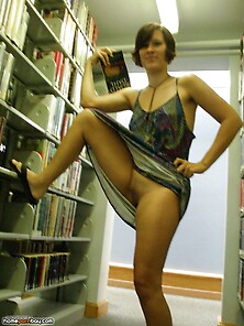 Flashing At The Library