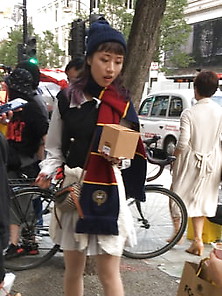 Street Pantyhose - Chinese Tourist