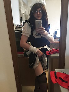 New Maid Outfit And A New Pair Of Stockings