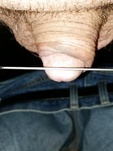 18G Needle Through Base Of Penis.