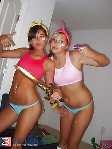 Uber-Sexy Teenagers Playing In Undies