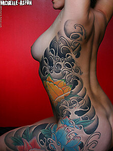 Tattooed Milf Porn Star Michelle Aston Nudes