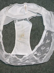 Wife's Dirty Stained Panties Knickers & Bra