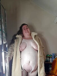 Photos Of Thelady In A Fake Fur Coat