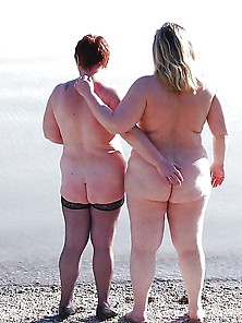 Bbw Matures And Grannies At The Beach 163