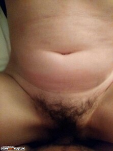 Hairy Young Wife Gets Creampie